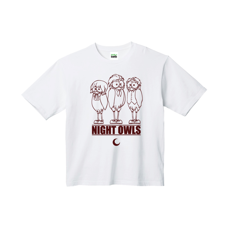 KEN LLOYDの"Night Owls" Tシャツ(オーバーサイズ)