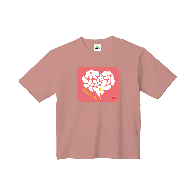 Flowerʼ s YELL Tシャツ(オーバーサイズ)