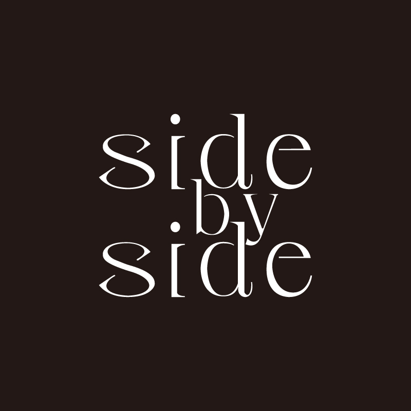 side by side Tシャツ