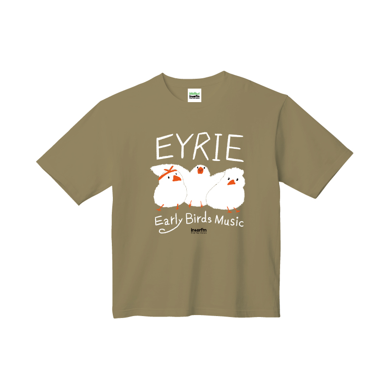 Early Birds Music Tシャツ(オーバーサイズ)