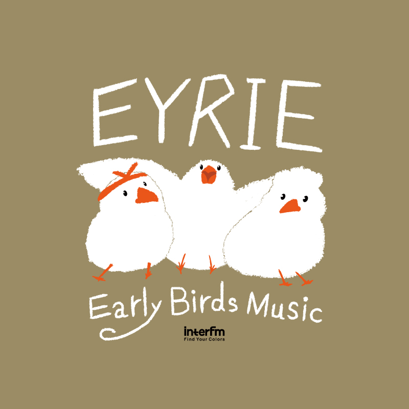 Early Birds Music Tシャツ(オーバーサイズ)