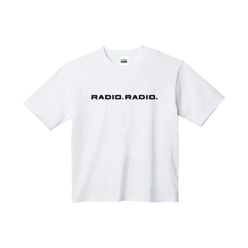 RADIO.RADIO.With George Williams Tシャツ　オーバーサイズ　ホワイト