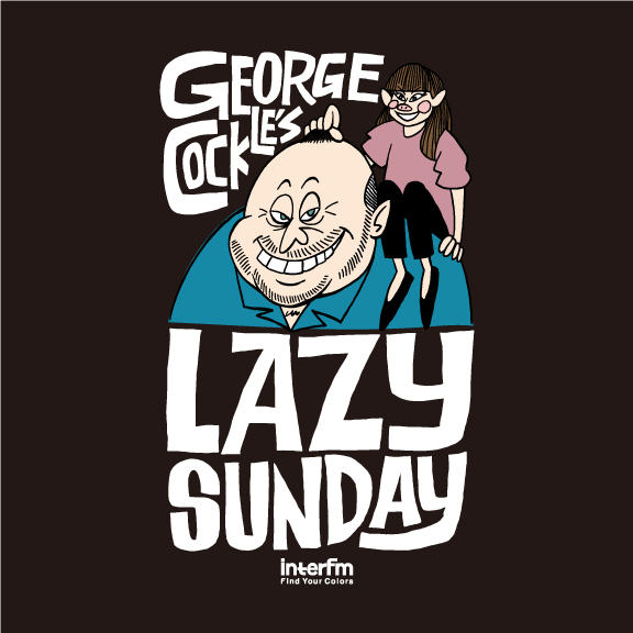 Lazy Sunday Tシャツ(オーバーサイズ)【ブラック】
