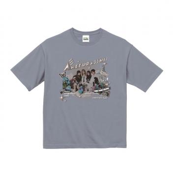 AMEFURASSHI のアメフラナイト! Tシャツ(オーバーサイズ)　アシッドブルー